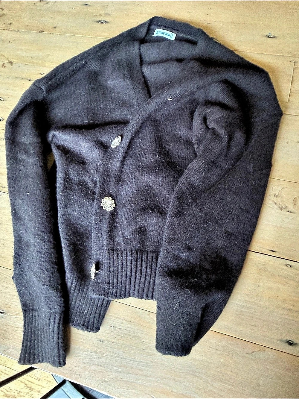 Mayoral Girls Sweater Black Size 10
